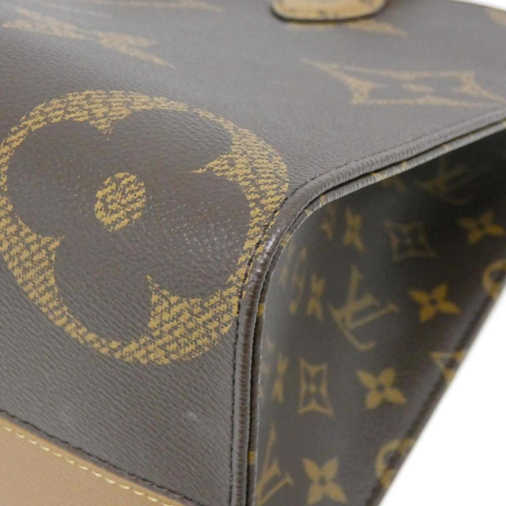 Louis Vuitton Marron Coated Canvas Handbag