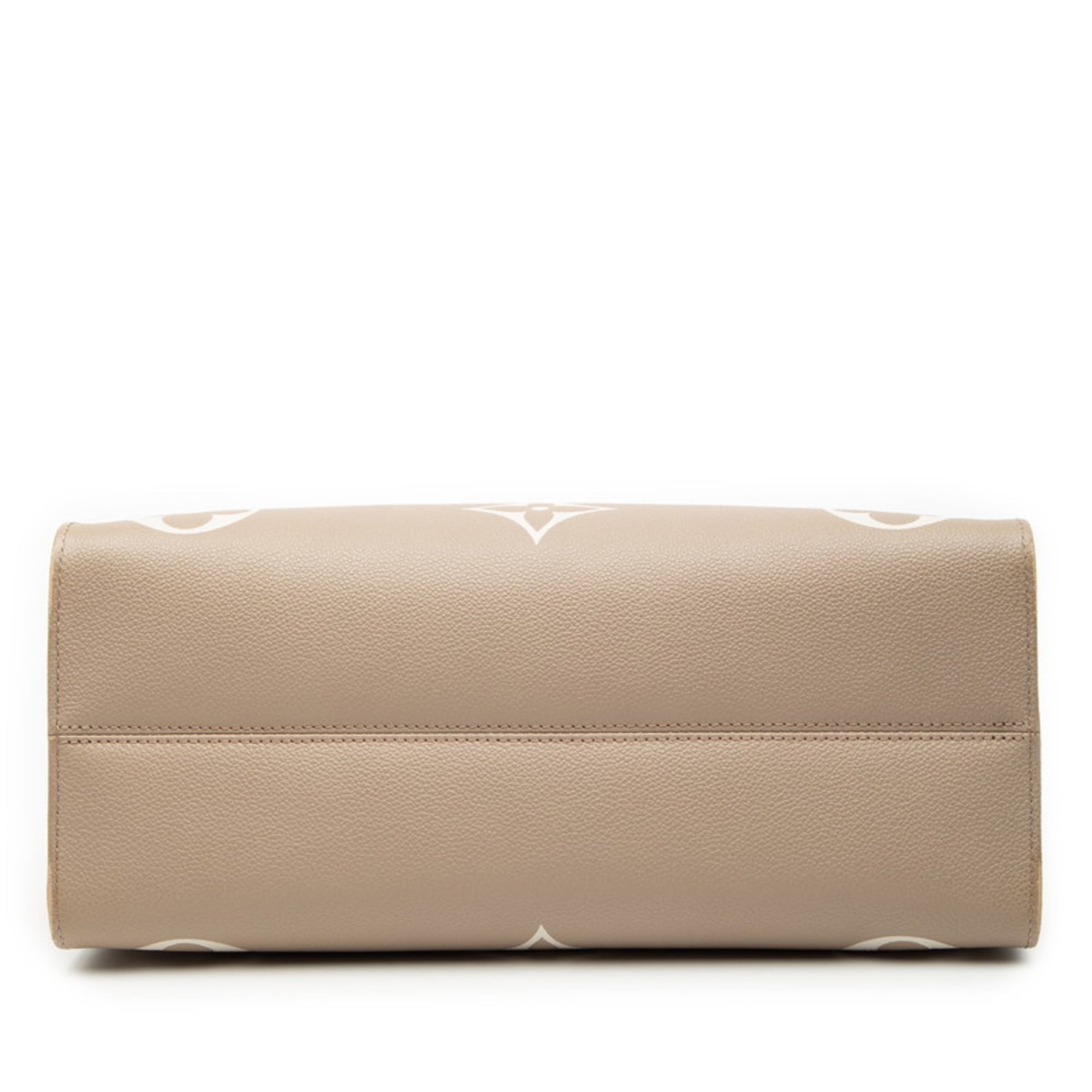 Louis Vuitton Cream Gray Beige Tourterelle Leather Handbag Shoulder Bag