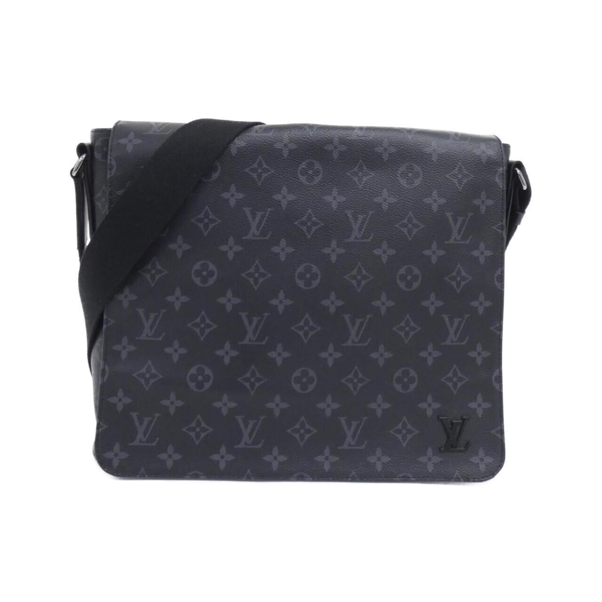 Louis Vuitton Monogram Eclipse Black Coated Canvas Shoulder Bag