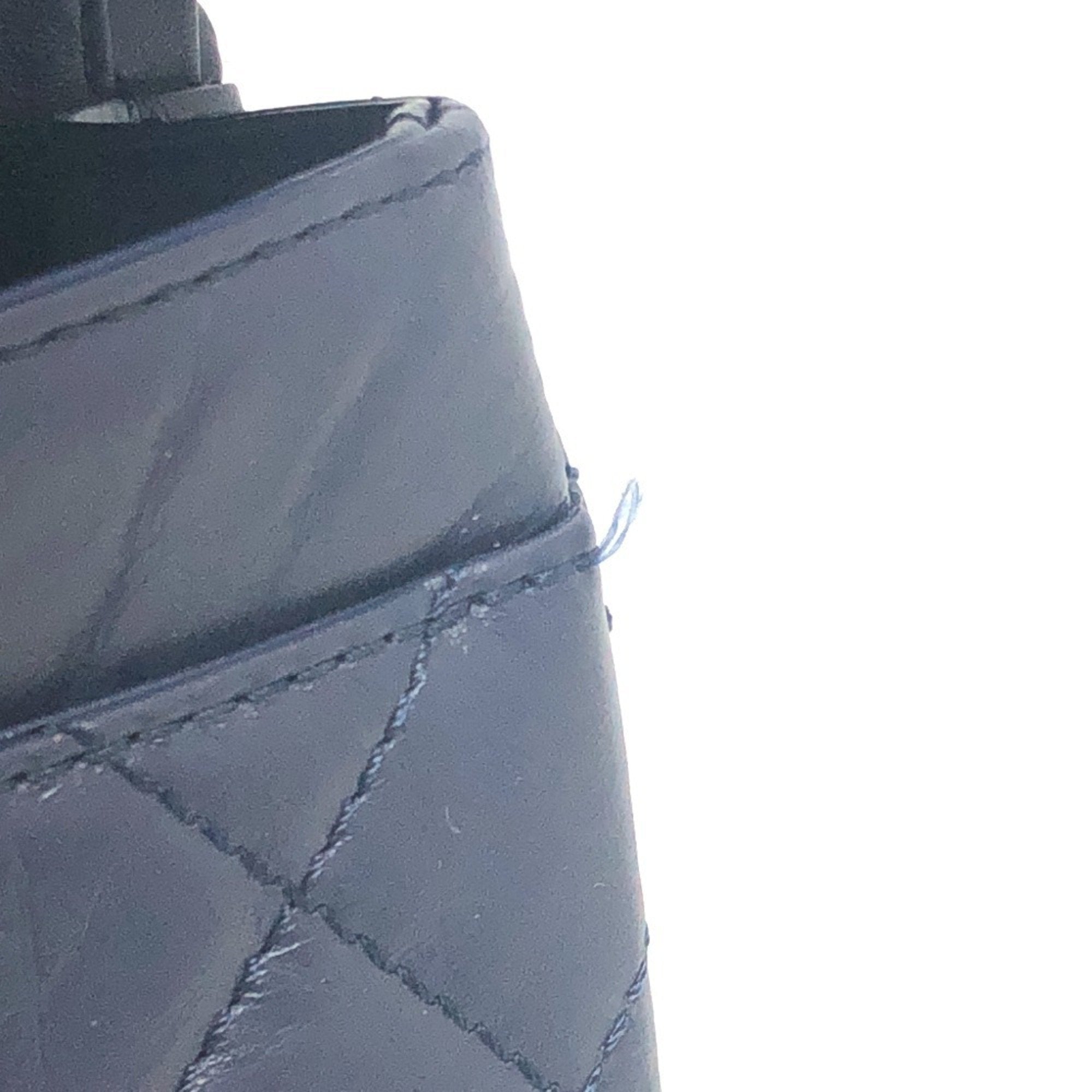Chanel Navy Leather Shoulder Bag