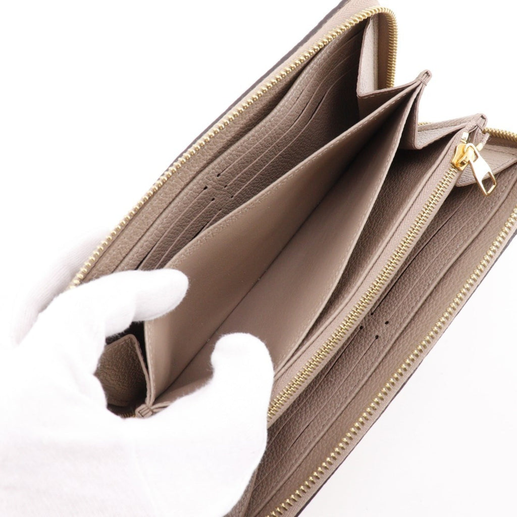 Louis Vuitton Monogram Empreinte Gray Monogram Empreinte Long Wallet