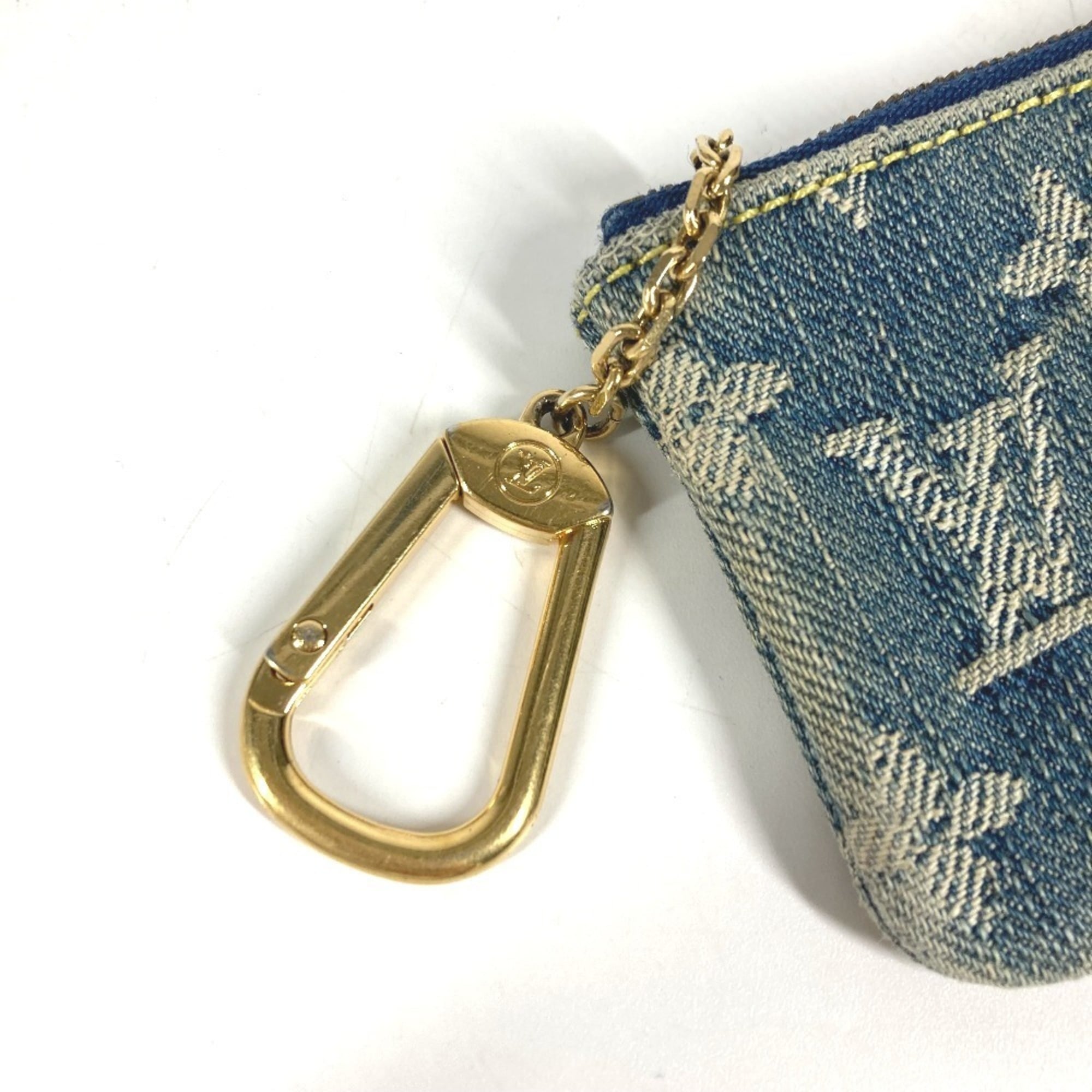 Louis Vuitton Blue Monogram Denim Coin Purse/Coin Case