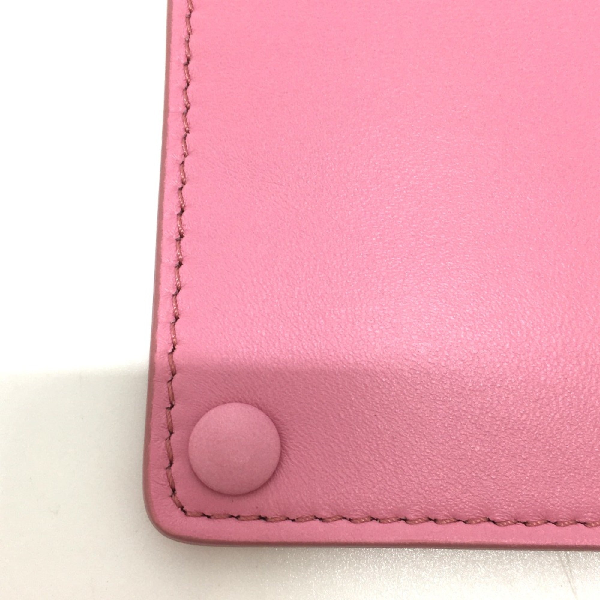 Fendi Pink Leather Pouch
