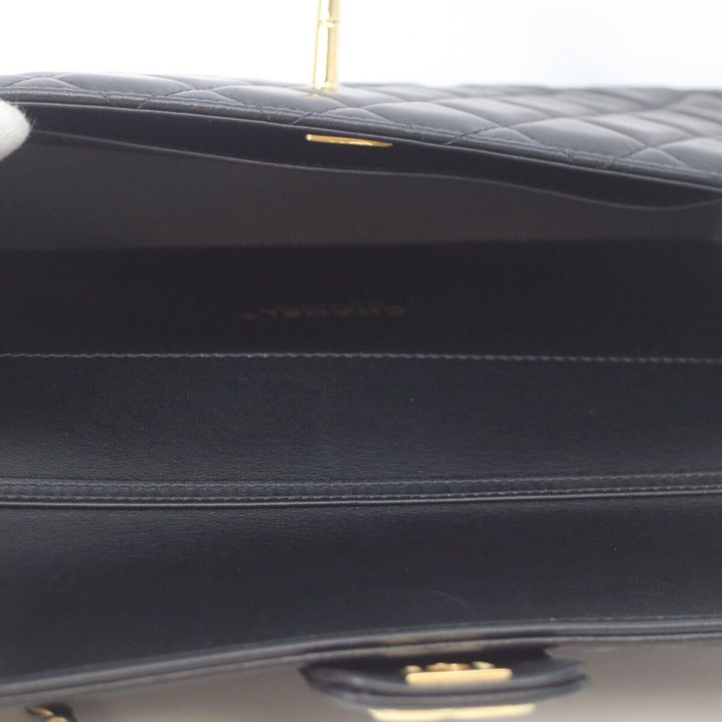 Chanel Black Leather Shoulder Bag