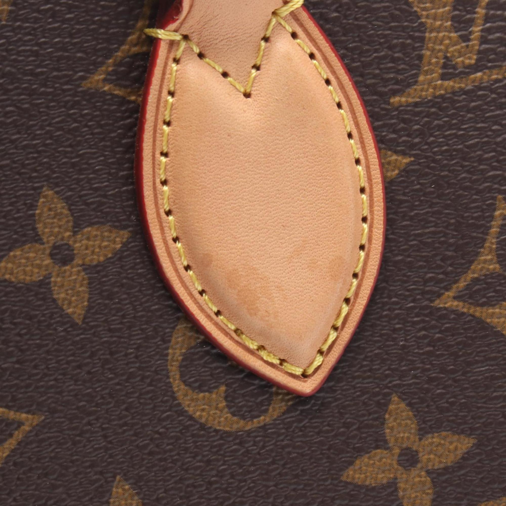 Louis Vuitton Brown Monogram Coated Canvas Leather Monogram Handbag