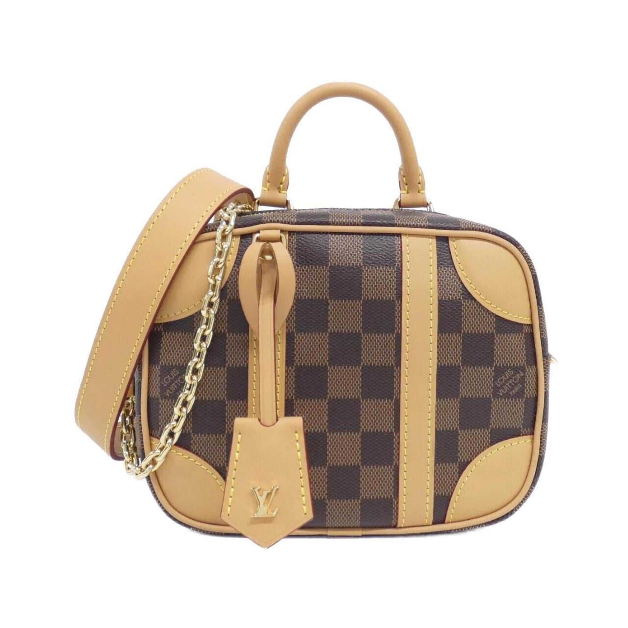 Louis Vuitton Brown Coated Canvas Shoulder Bag