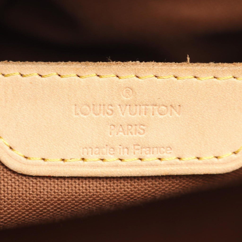 Louis Vuitton Brown Pvc Coated Canvas Leather Shoulder Bag