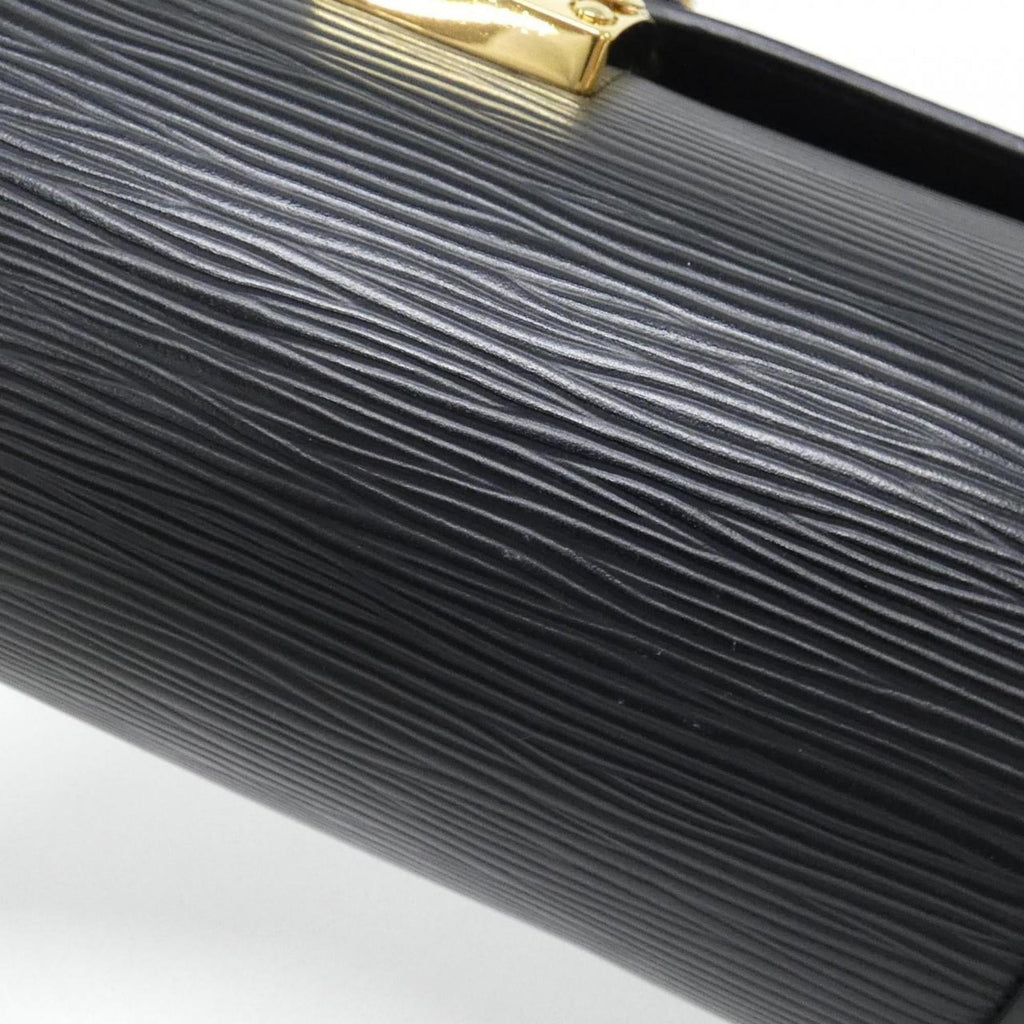 Louis Vuitton Black Leather Shoulder Bag