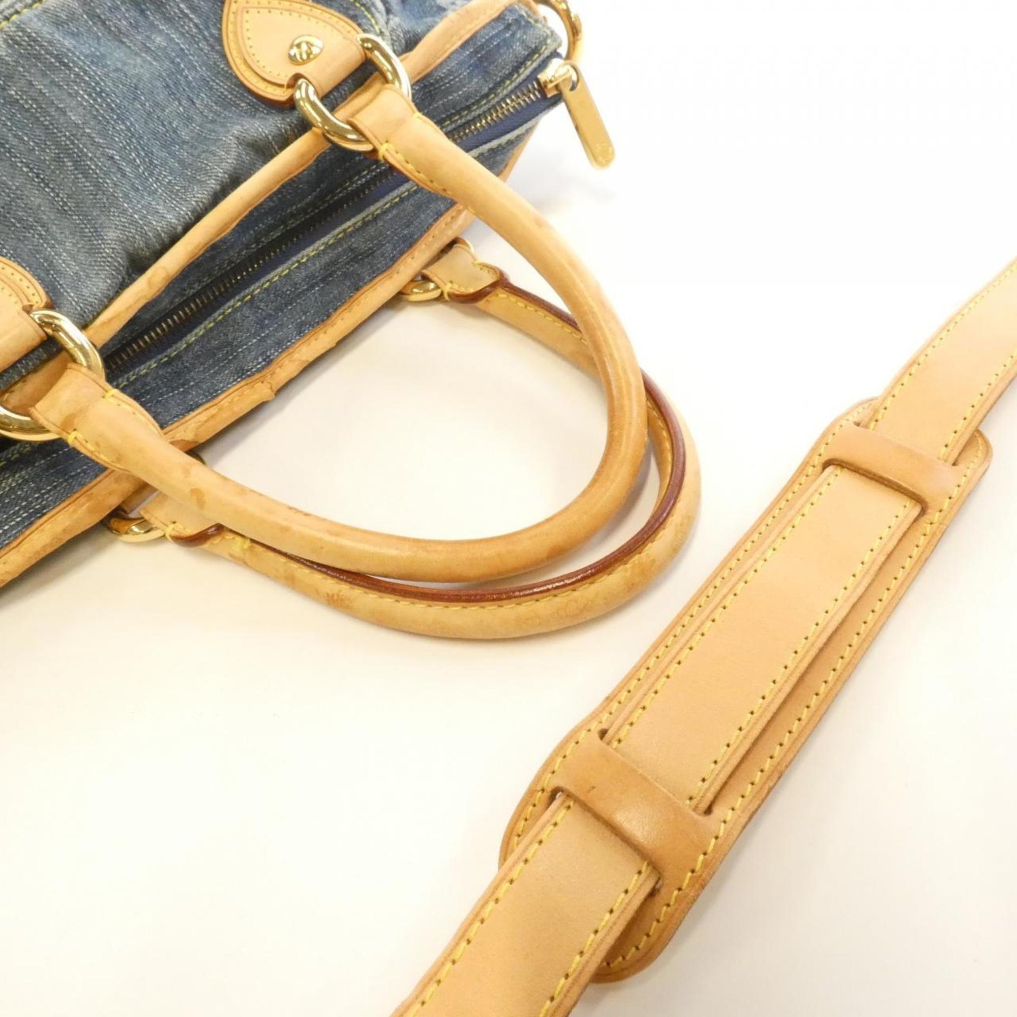 Louis Vuitton Blue Denim Handbag