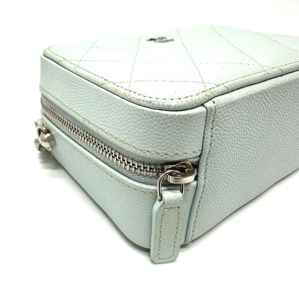Chanel Blue Leather Shoulder Bag