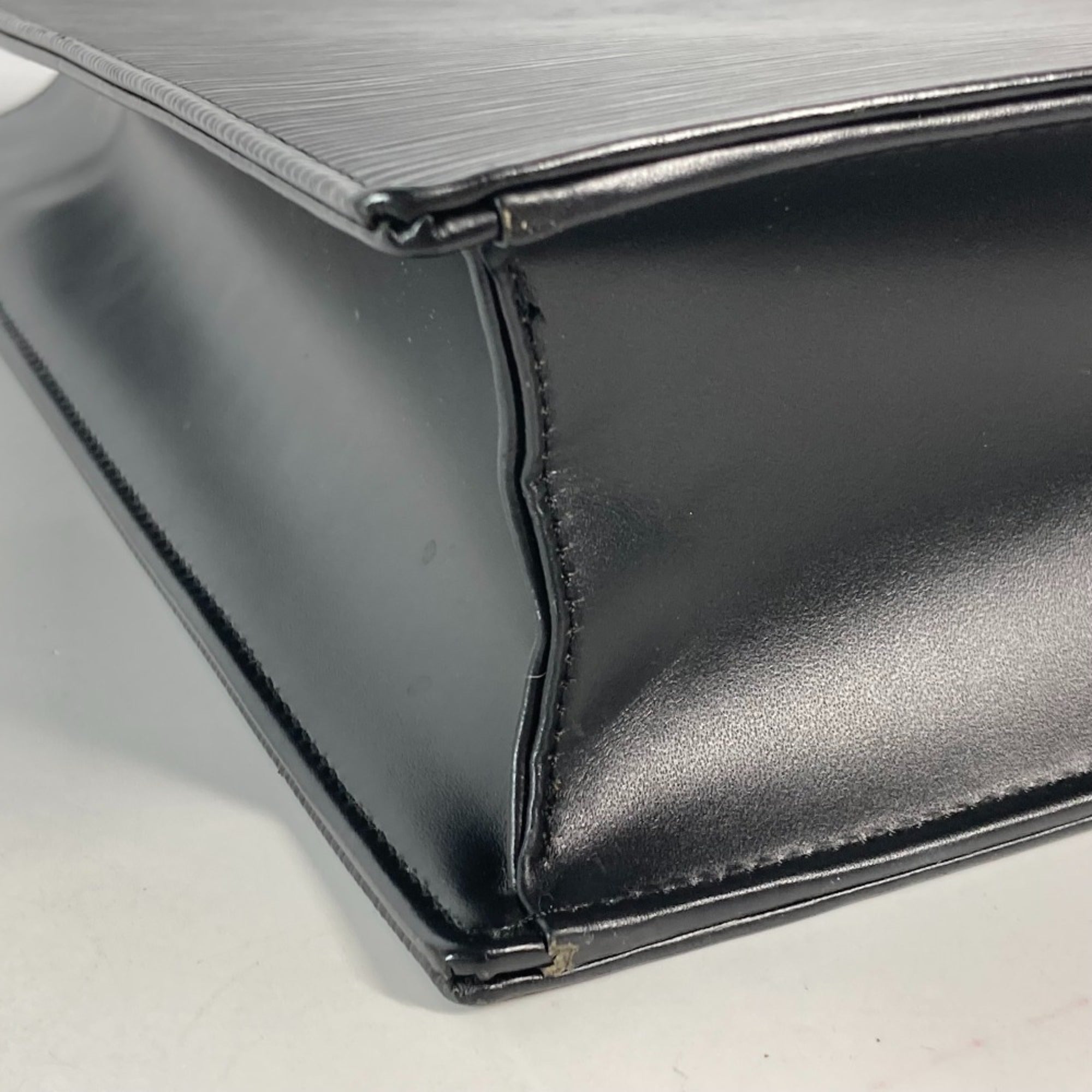Louis Vuitton Black Epi Leather Handbag