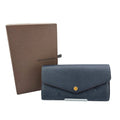Louis Vuitton Marine Rouge Monogram Empreinte Long Wallet