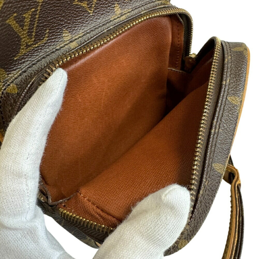 Louis Vuitton Monogram Brown Leather Shoulder Bag