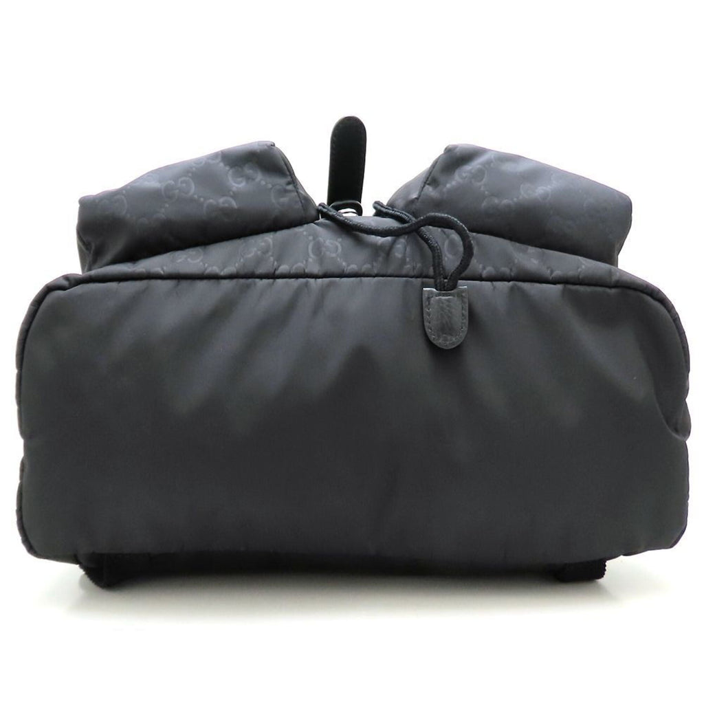 Gucci Black Nylon Leather Backpack (Pre-Owned)