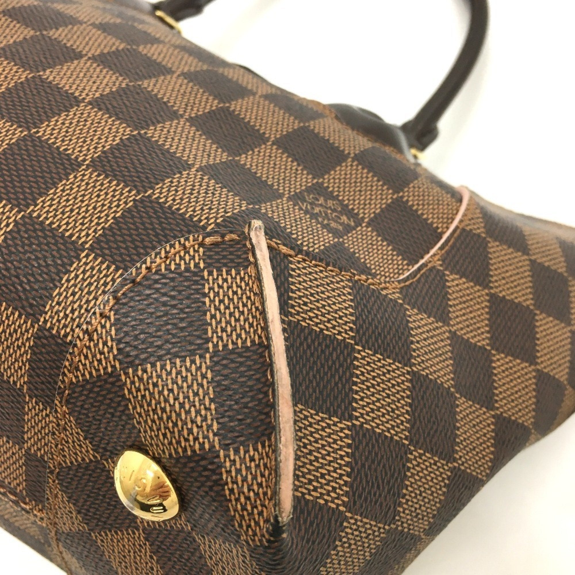 Louis Vuitton Damier Brown Rose Ballerine Damier Canvas Tote Bag