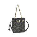 Louis Vuitton Black Leather Shoulder Bag
