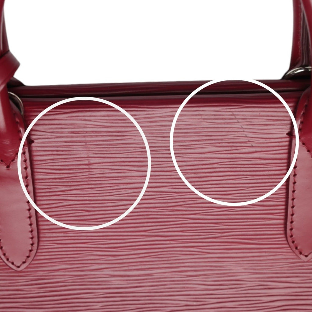 Louis Vuitton Fuchsia Galle Red Color Epi Leather Handbag Shoulder Bag