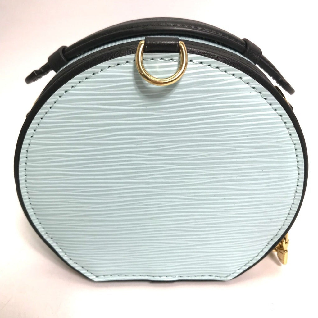Louis Vuitton Blue Epi Leather Handbag Pouch Shoulder Bag