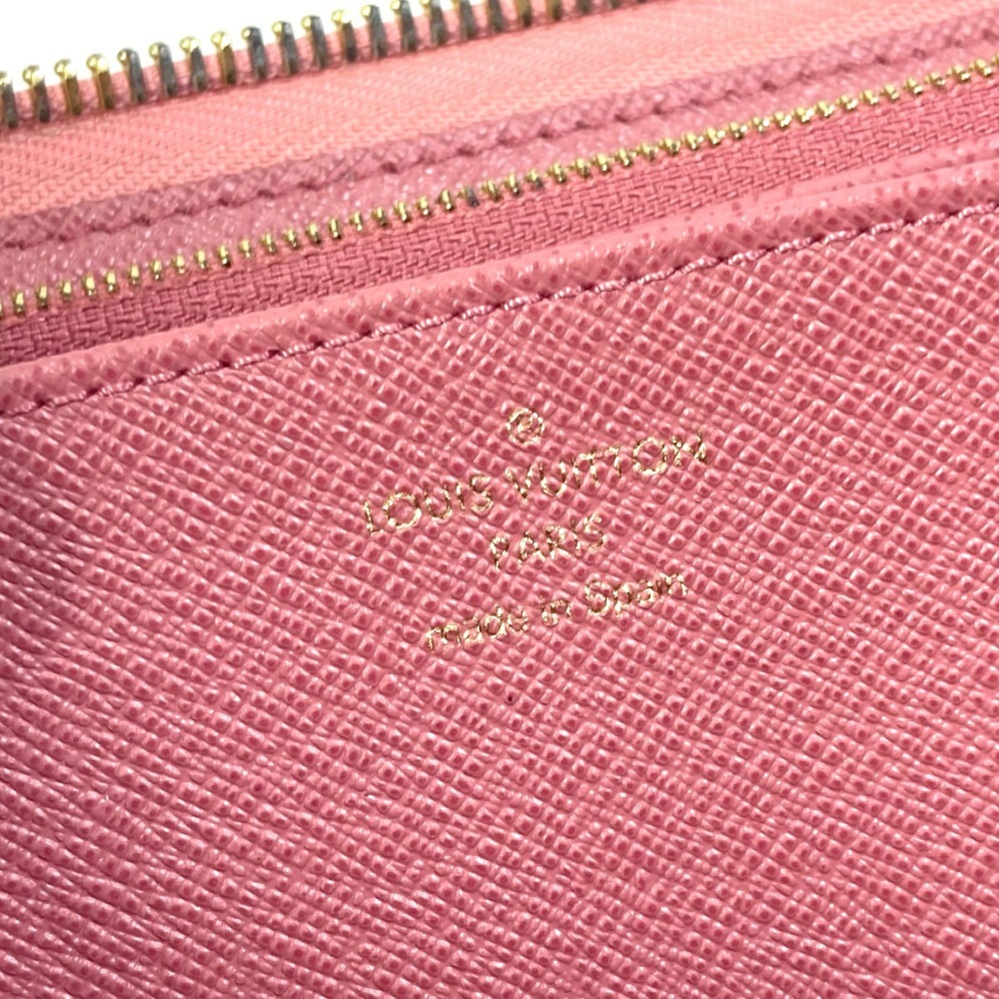 Louis Vuitton Monogram Denim Pink Monogram Denim Long Wallet