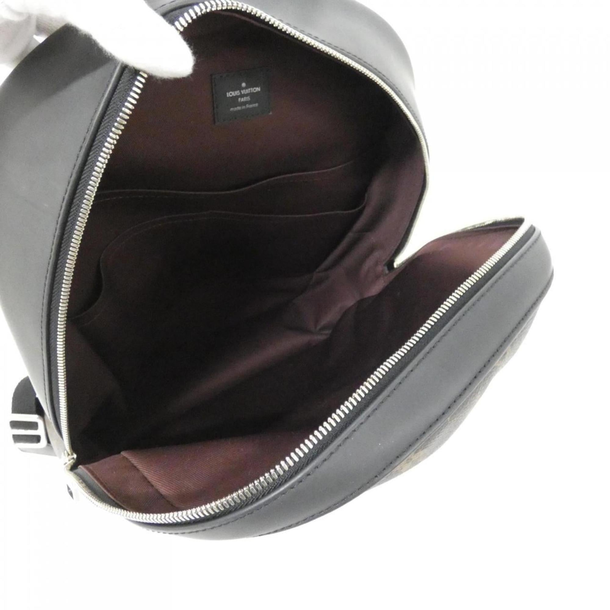 Louis Vuitton Marron Coated Canvas Backpack
