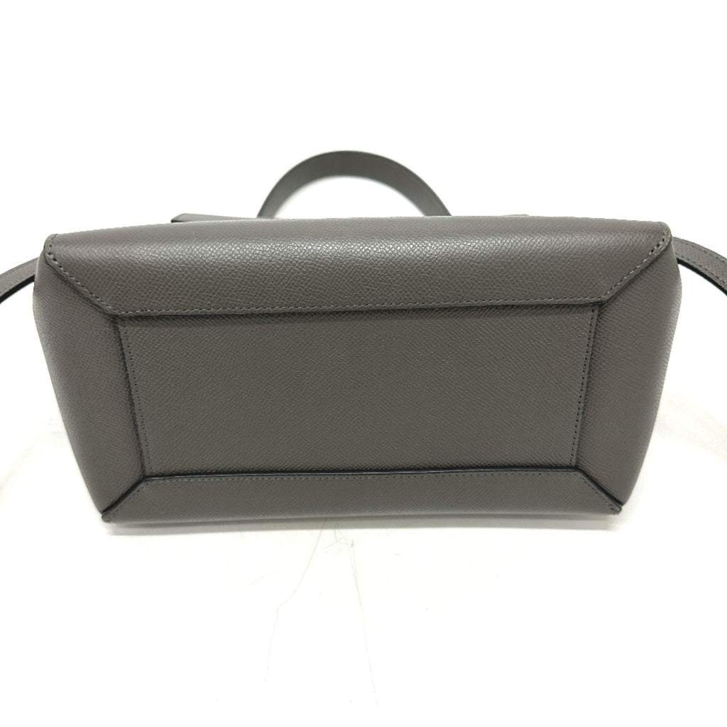 Celine Gray Leather Handbag