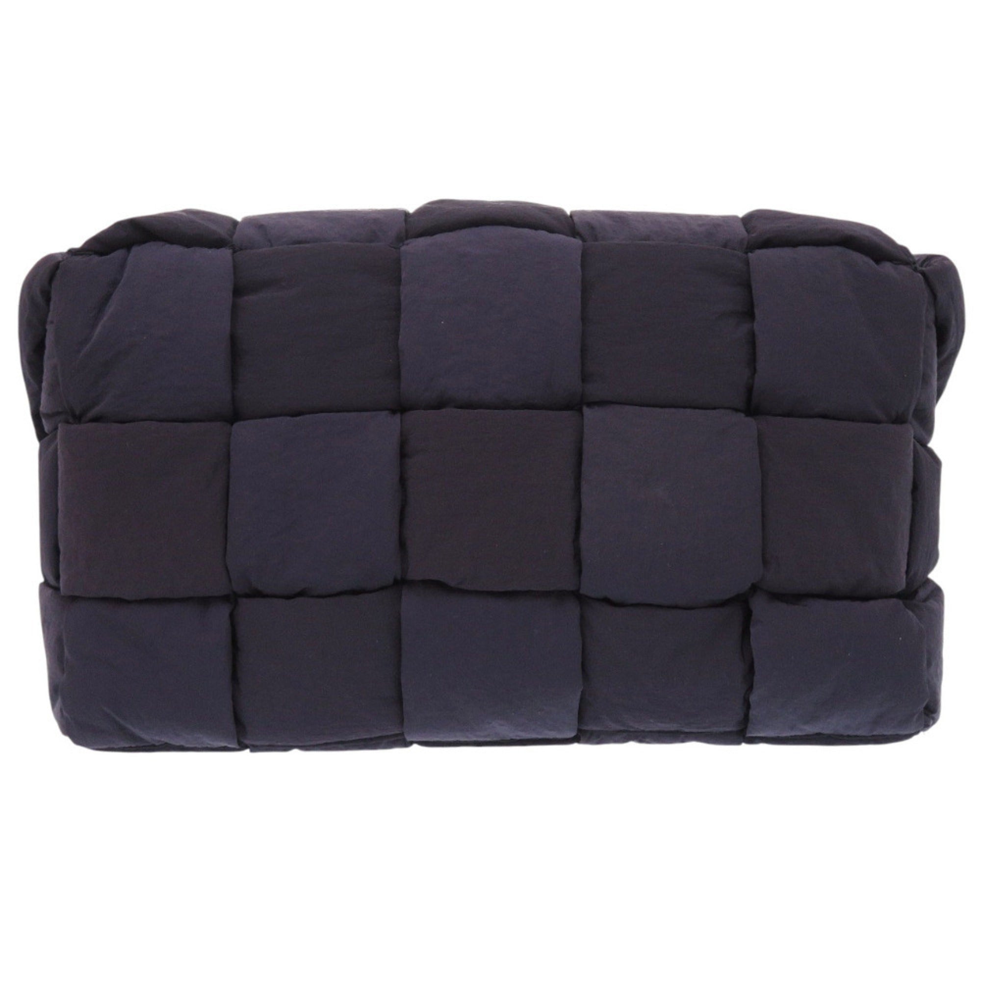 Bottega Veneta Navy Nylon Shoulder Bag