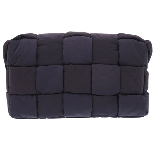 Bottega Veneta Navy Nylon Shoulder Bag