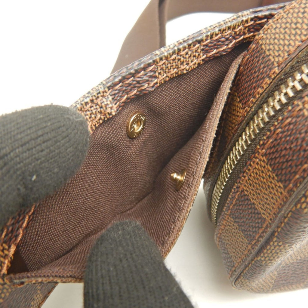 Louis Vuitton Brown Ebene Pvc Sling Bag