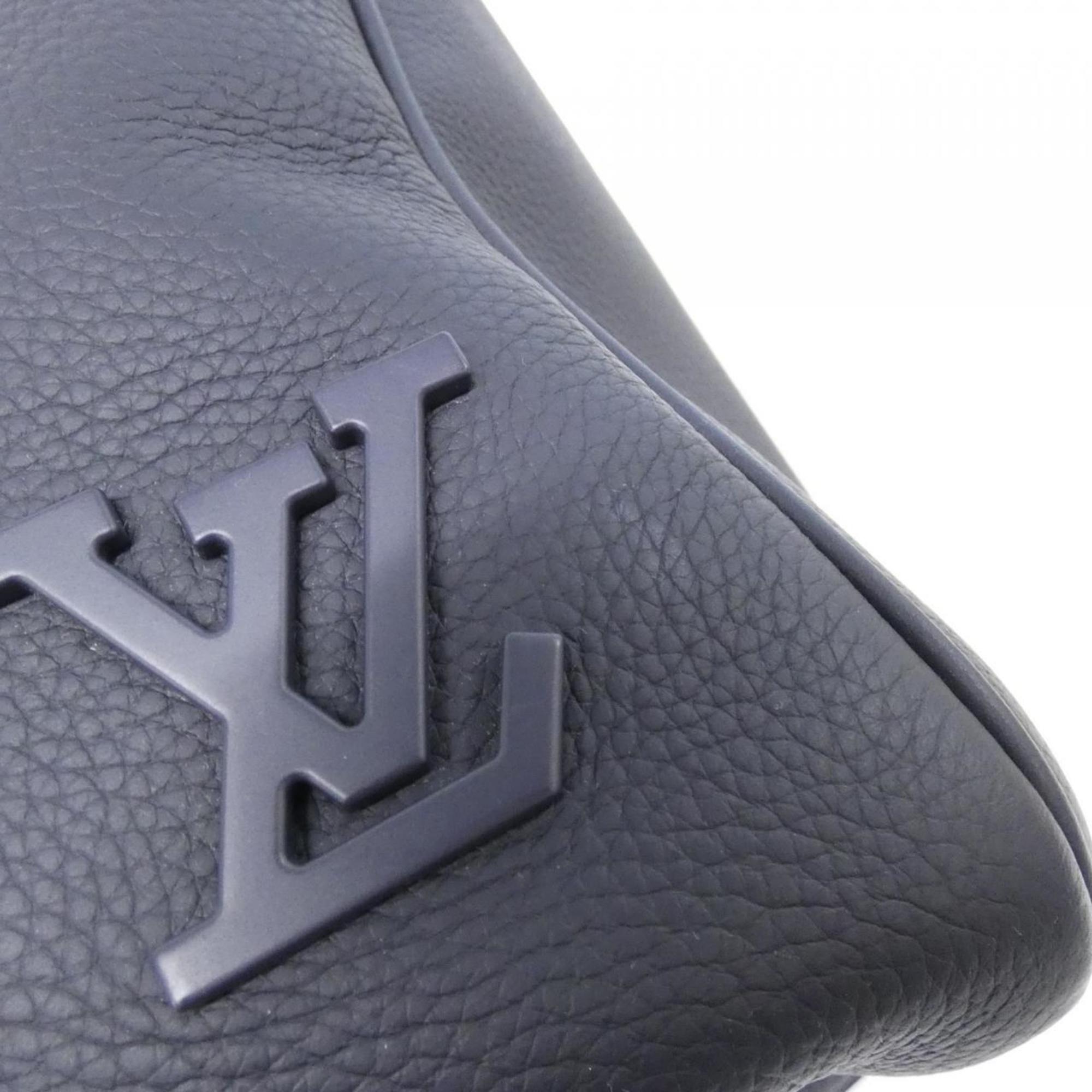 Louis Vuitton Ancre Leather Boston Bag
