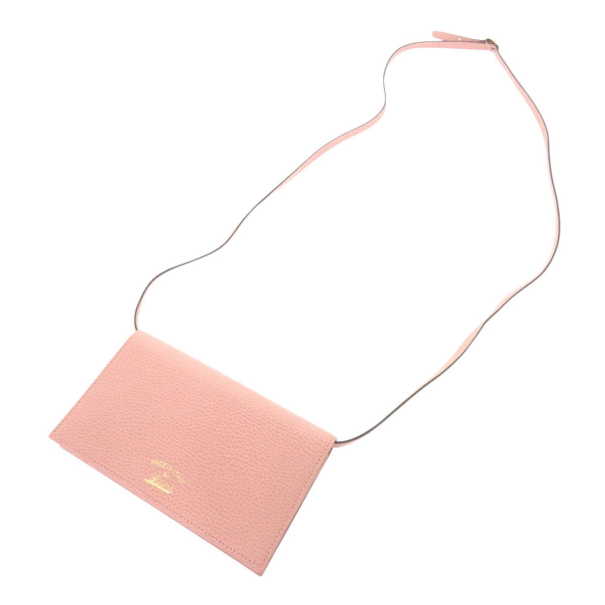 Gucci Pink Leather Shoulder Bag (Pre-Owned)
