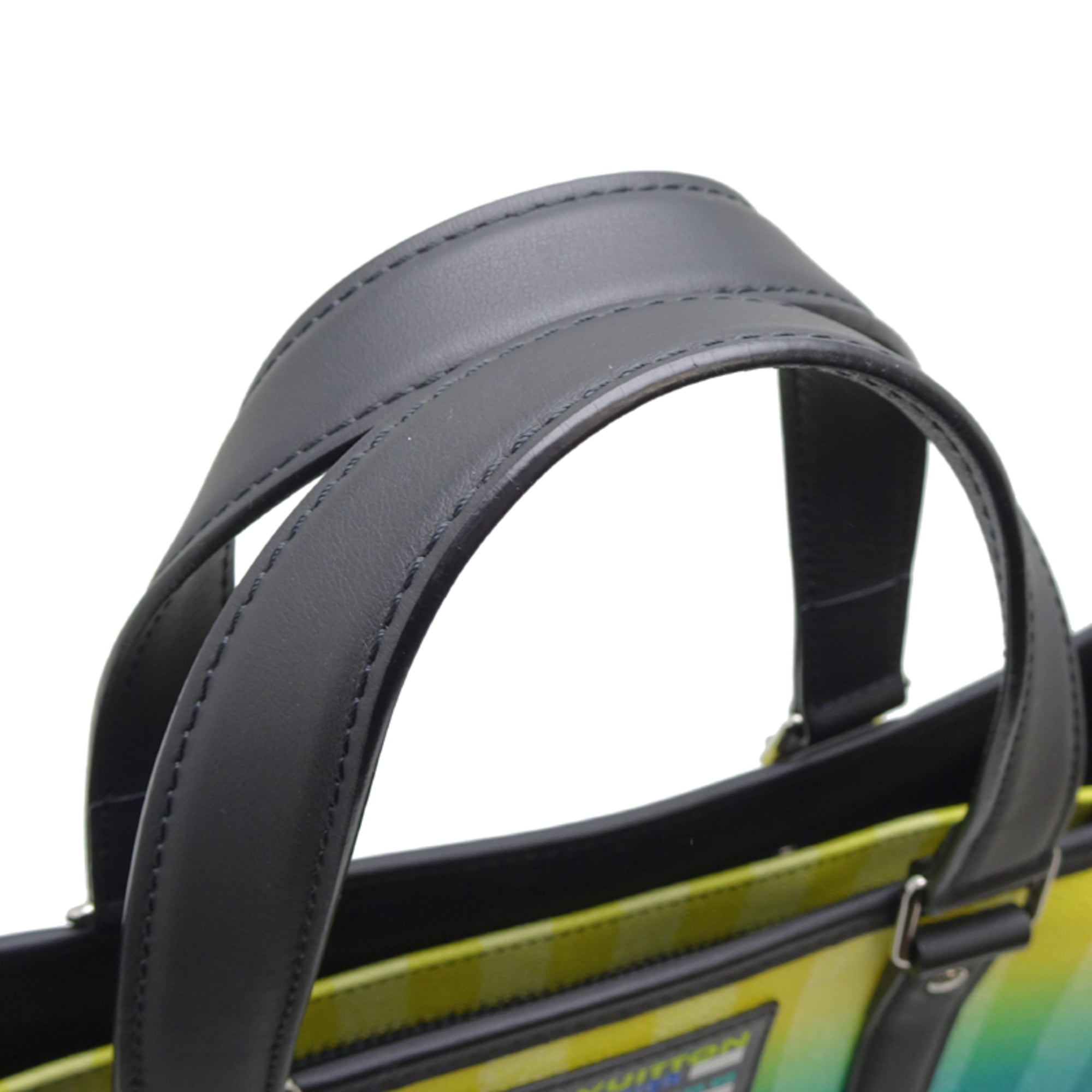 Louis Vuitton Green Damier Canvas Boston Bag