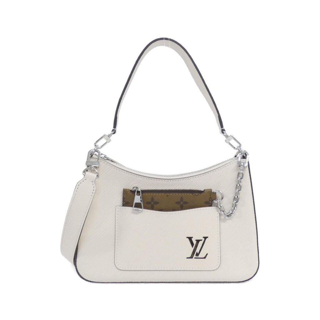 Louis Vuitton Ivory Leather Shoulder Bag