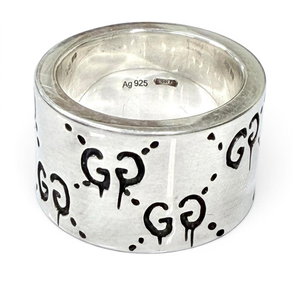 Gucci Silver Silver 925 Band Ring (Pre-Owned)