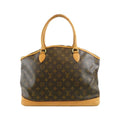 Louis Vuitton Brown Coated Canvas Handbag