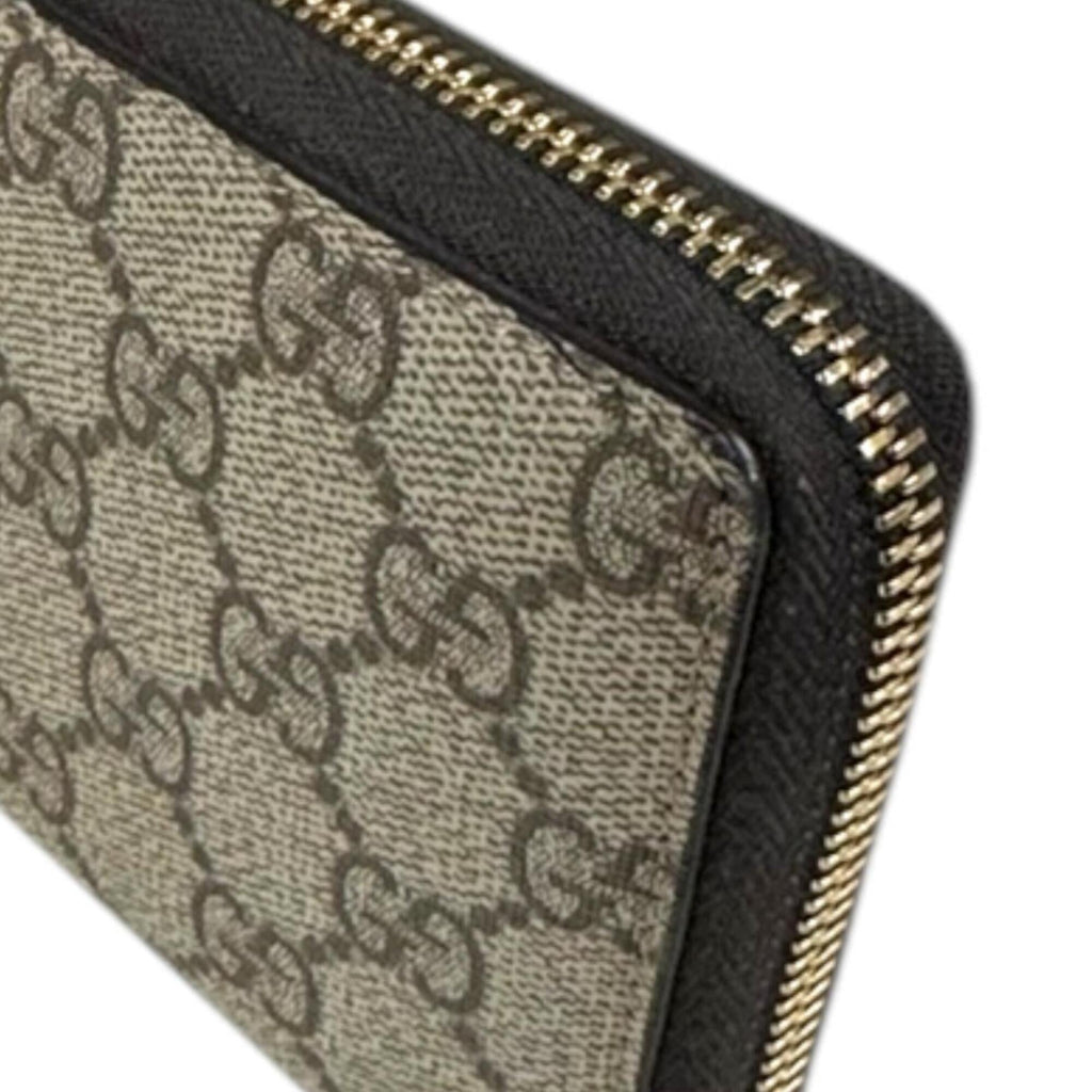Gucci Beige Brown Canvas Coin Purse/Coin Case (Pre-Owned)