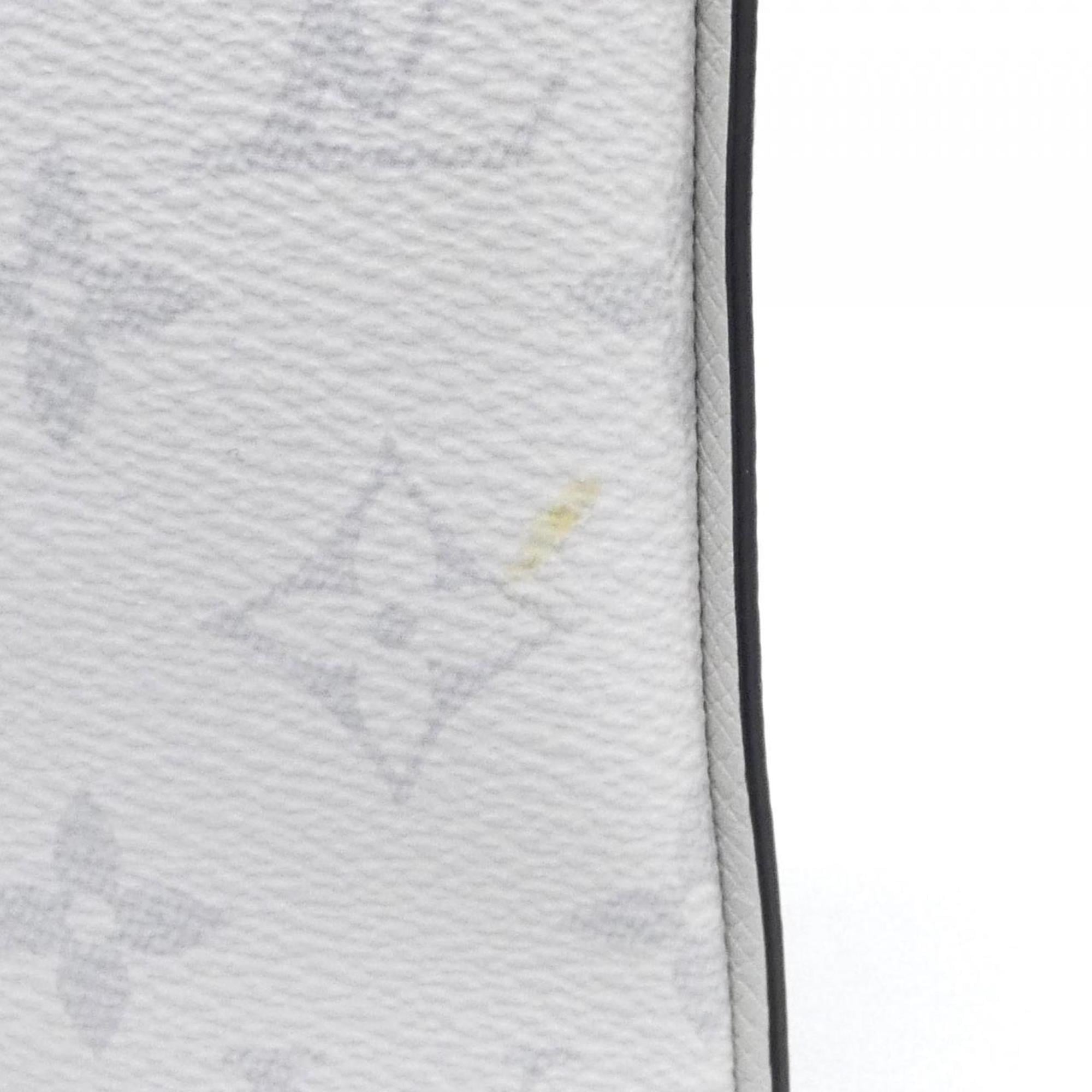 Louis Vuitton White Coated Canvas Shoulder Bag
