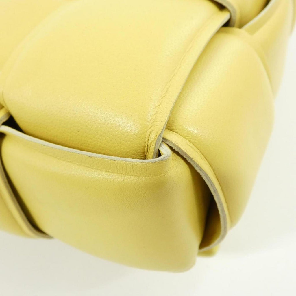 Bottega Veneta Yellow Leather Shoulder Bag