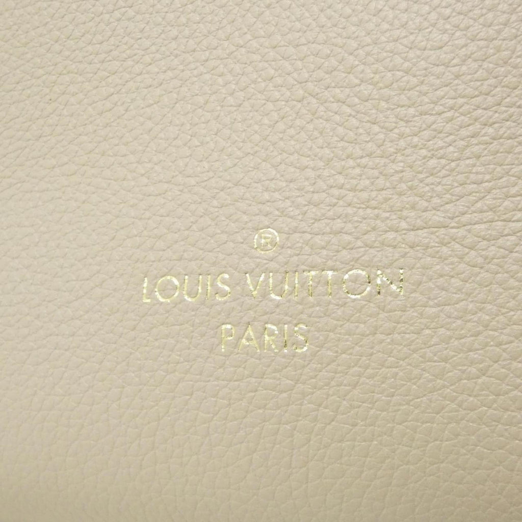 Louis Vuitton Grayish Coated Canvas Leather Handbag