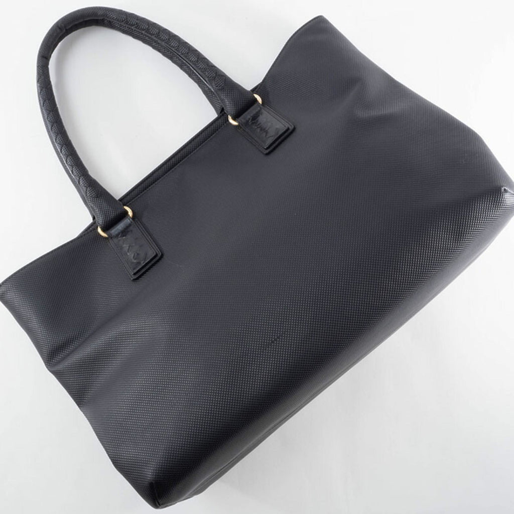 Bottega Veneta Black Pvc Leather Tote Bag