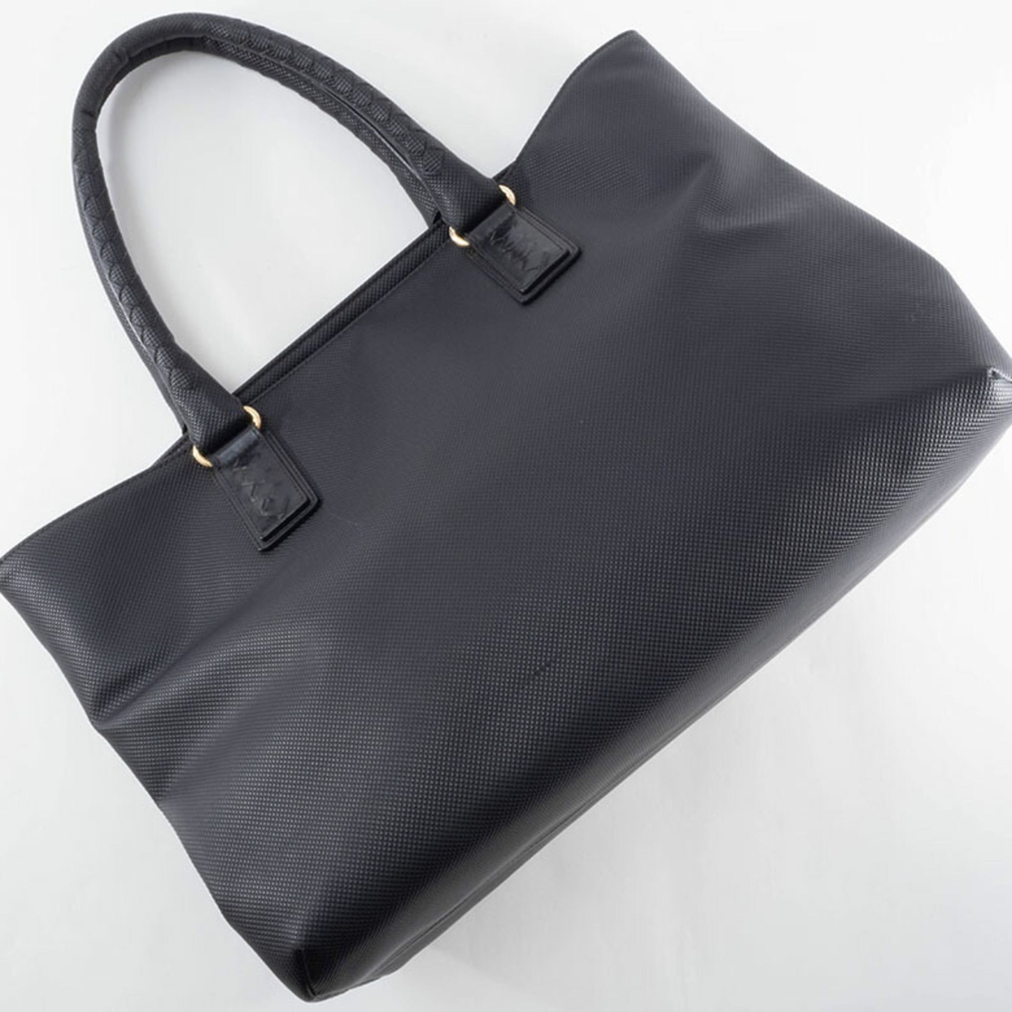 Bottega Veneta Black Pvc Leather Tote Bag