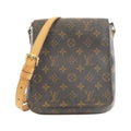 Louis Vuitton Marron Coated Canvas Shoulder Bag