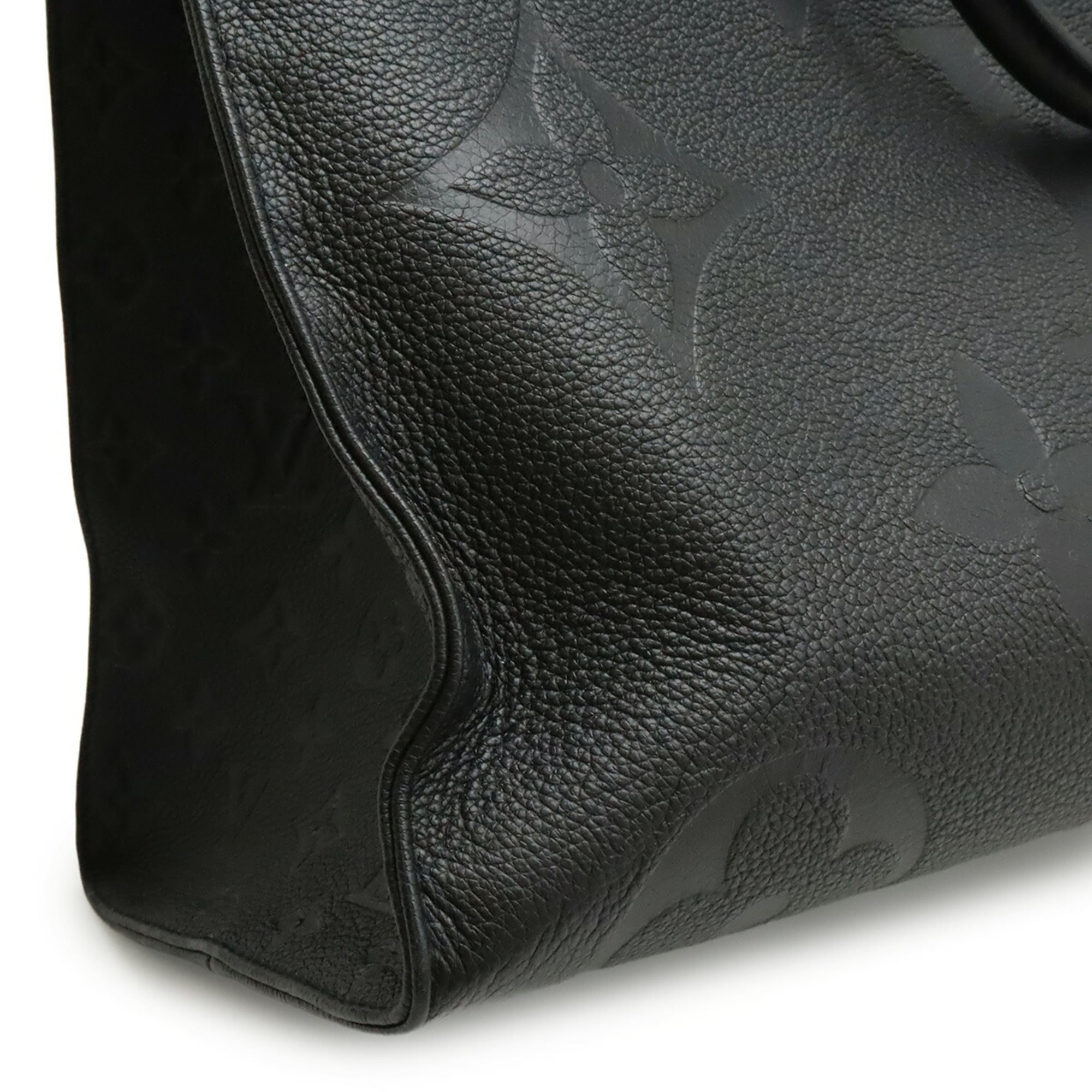Louis Vuitton Black Noir Monogram Empreinte Shoulder Bag Tote Bag