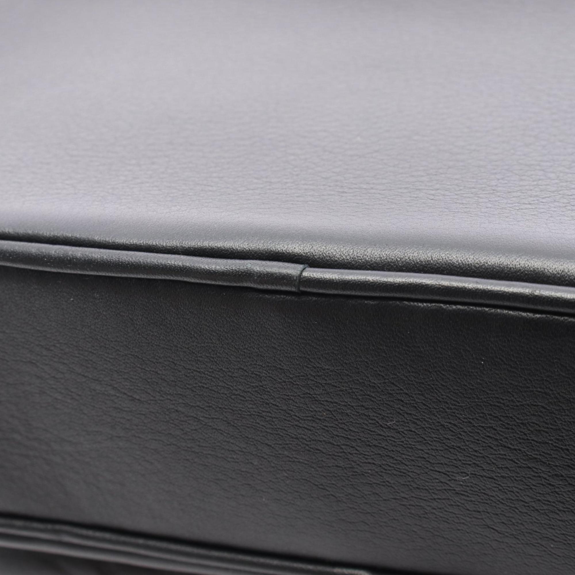 Louis Vuitton Black Leather Shoulder Bag