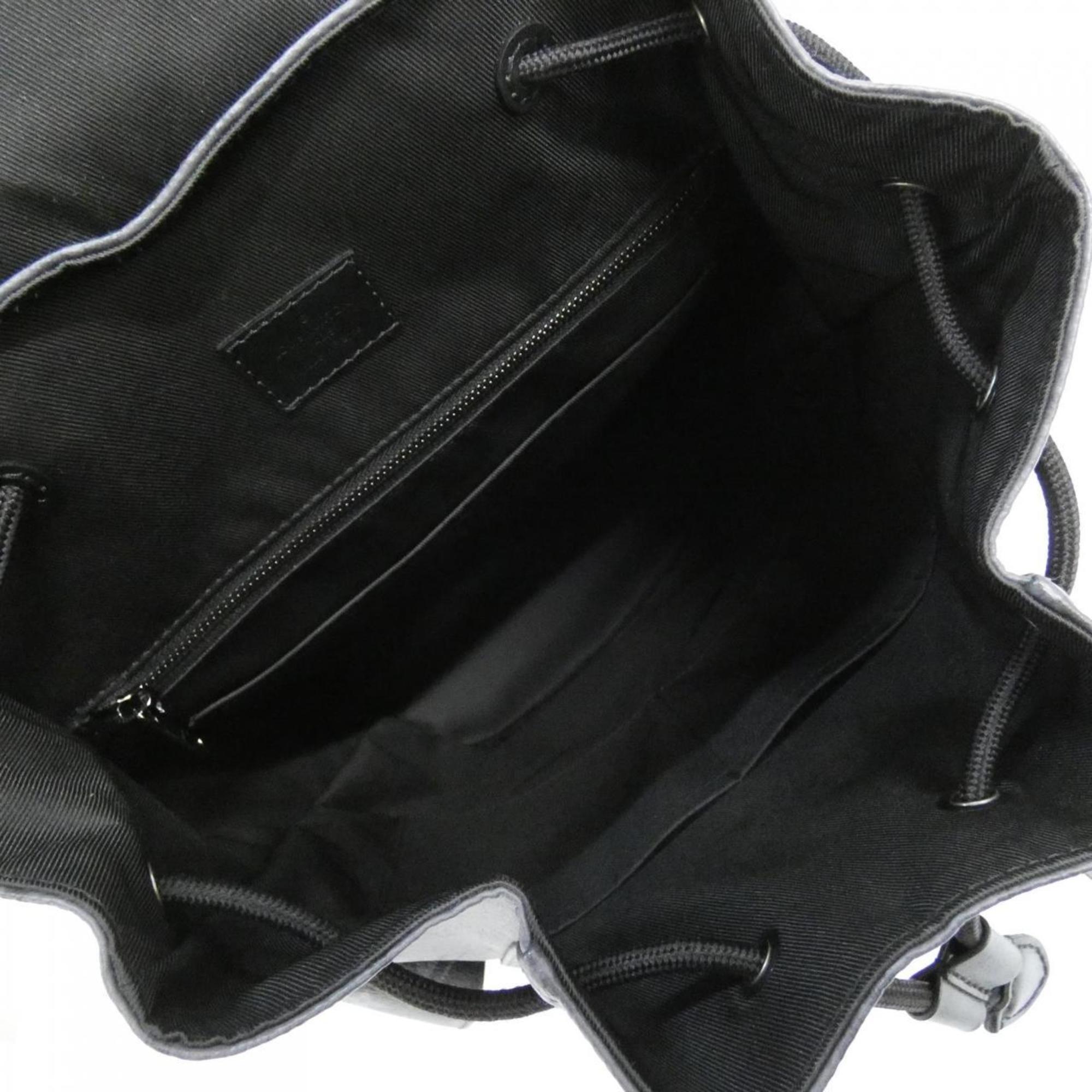 Louis Vuitton Black Coated Canvas Backpack