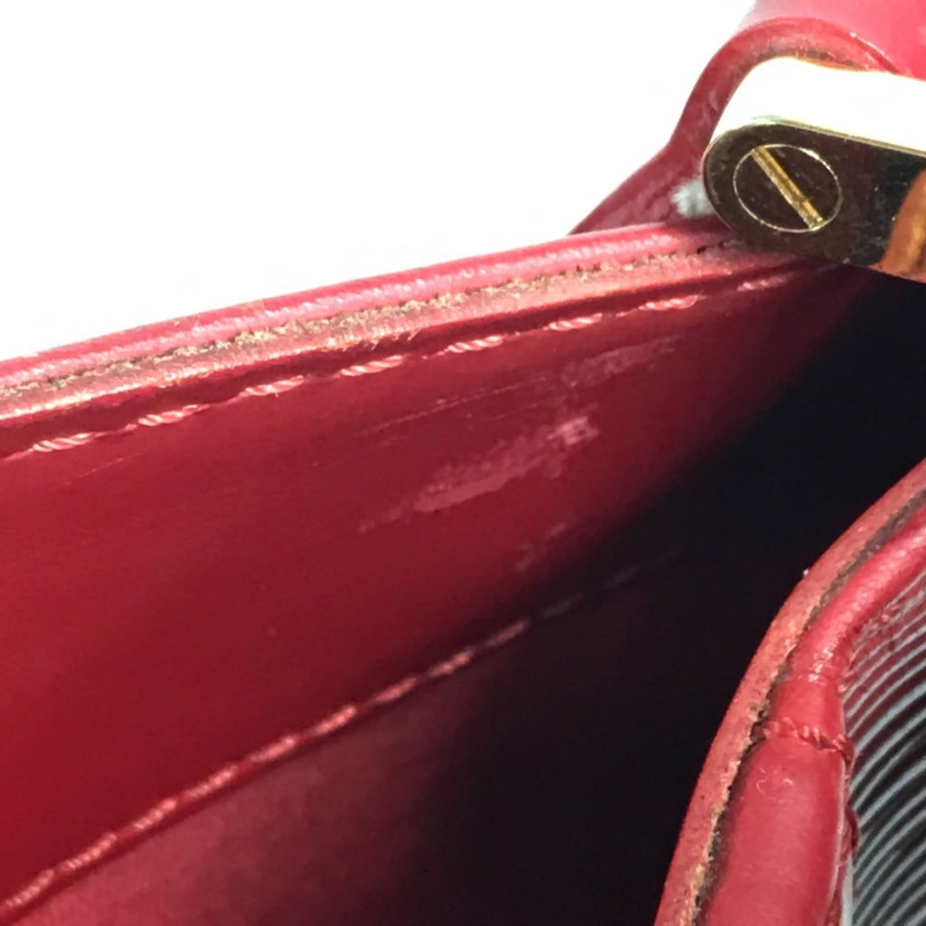 Louis Vuitton Red Color Epi Leather Shoulder Bag