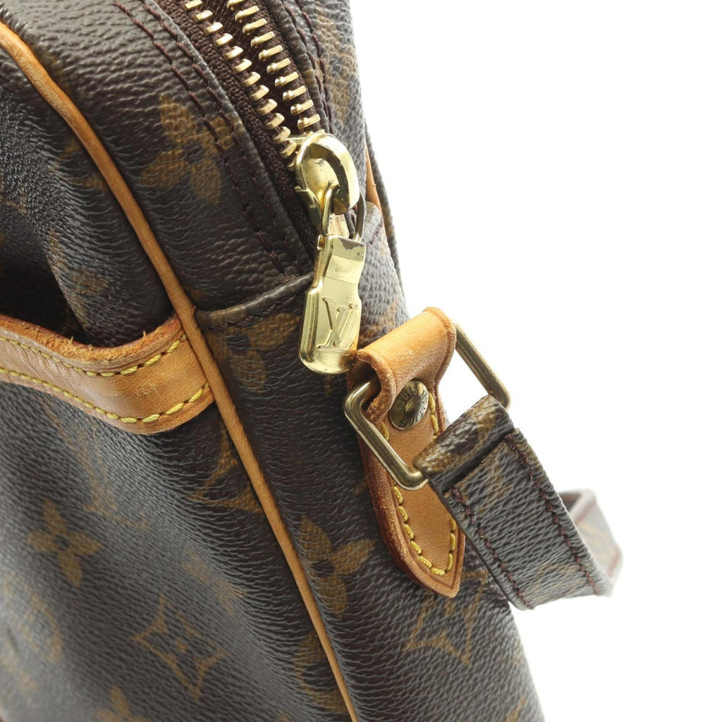 Louis Vuitton Brown Monogram Coated Canvas Leather Shoulder Bag