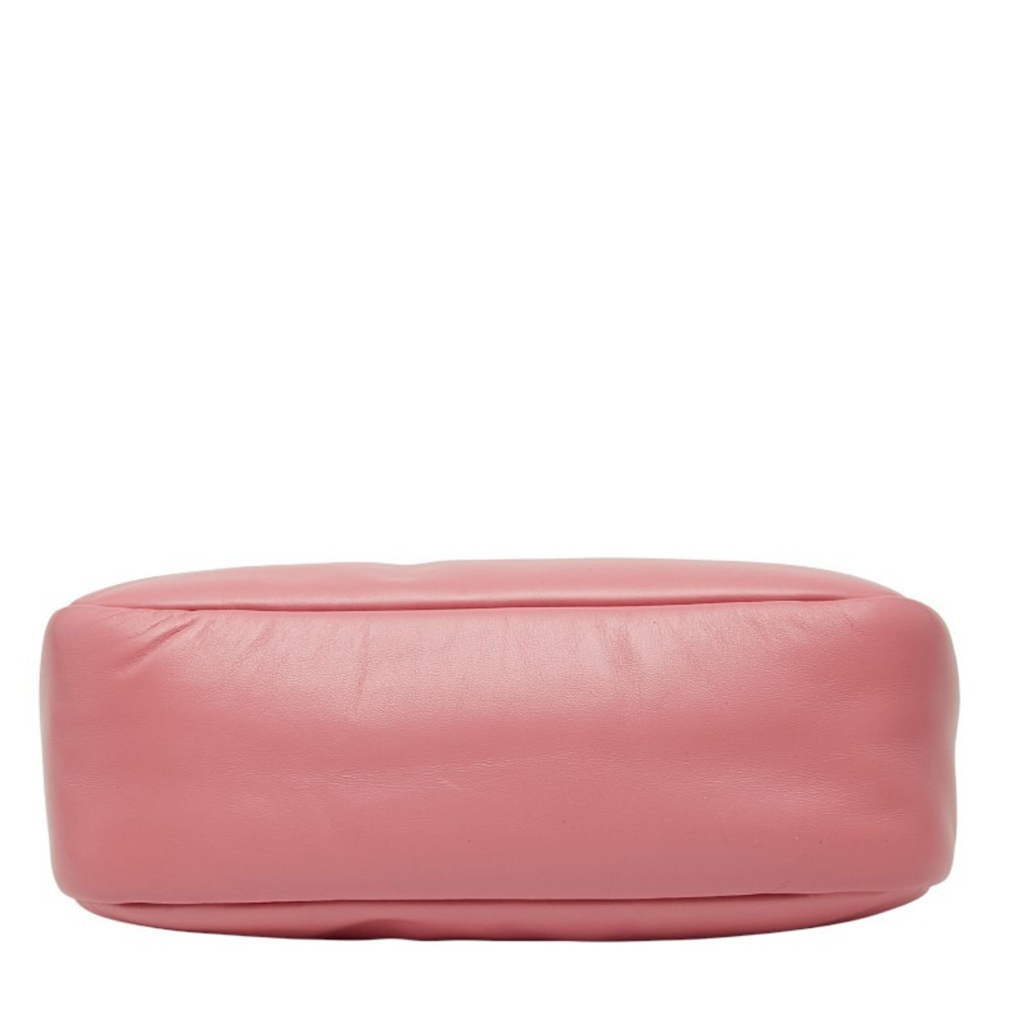 Prada Pink Leather Handbag Pouch Shoulder Bag