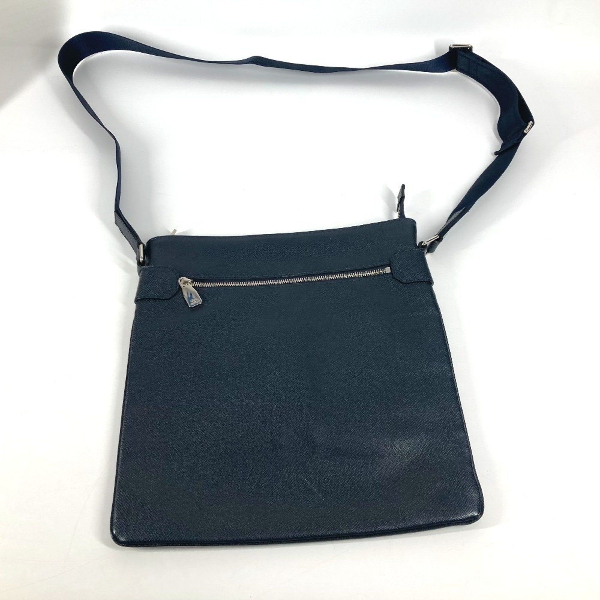 Louis Vuitton Boreal Navy Taiga Leather Shoulder Bag