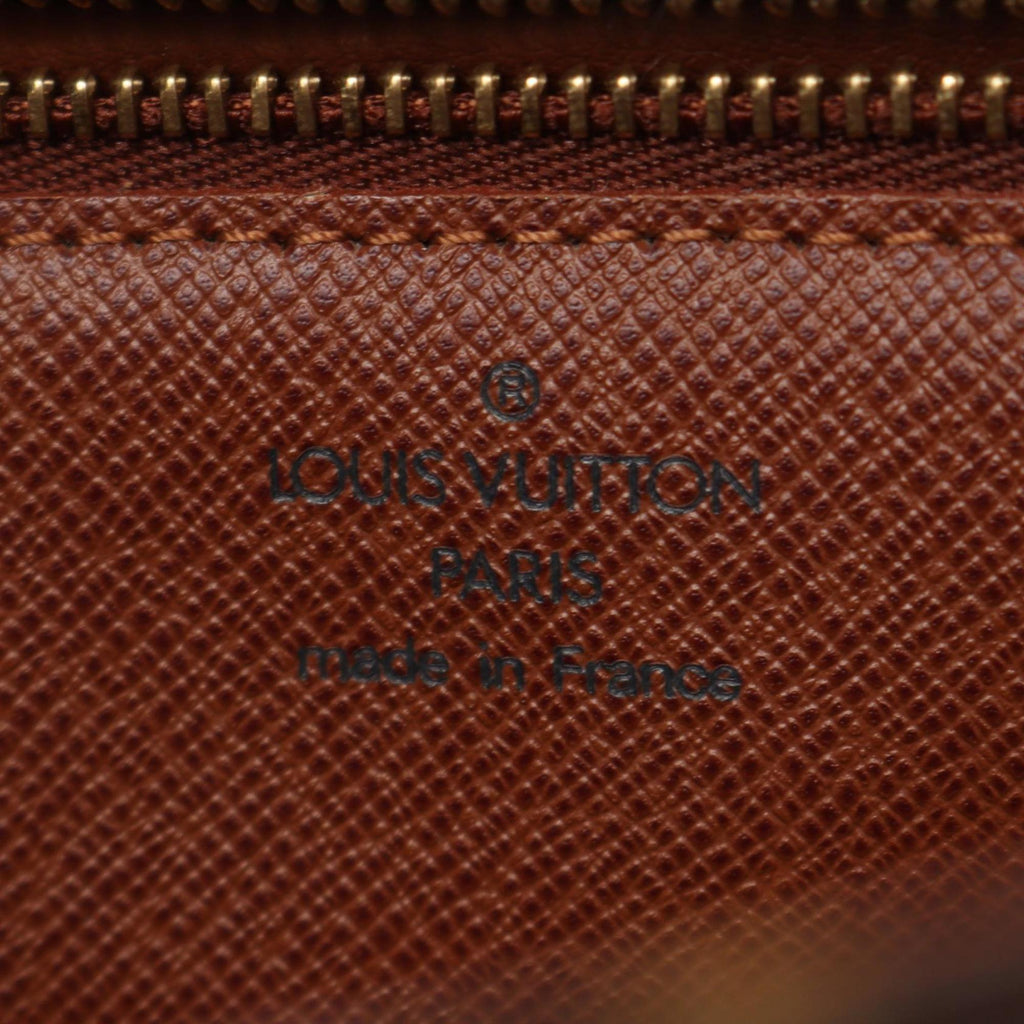 Louis Vuitton Brown Monogram Coated Canvas Leather Handbag Shoulder Bag