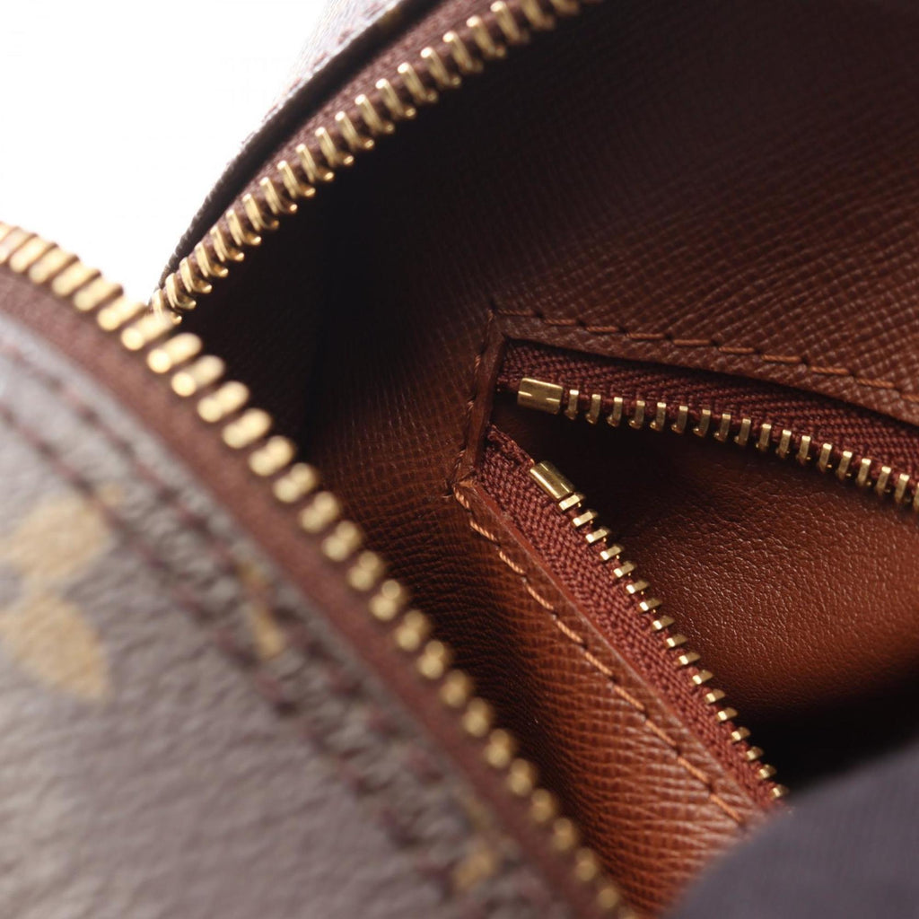 Louis Vuitton Brown Monogram Coated Canvas Leather Shoulder Bag